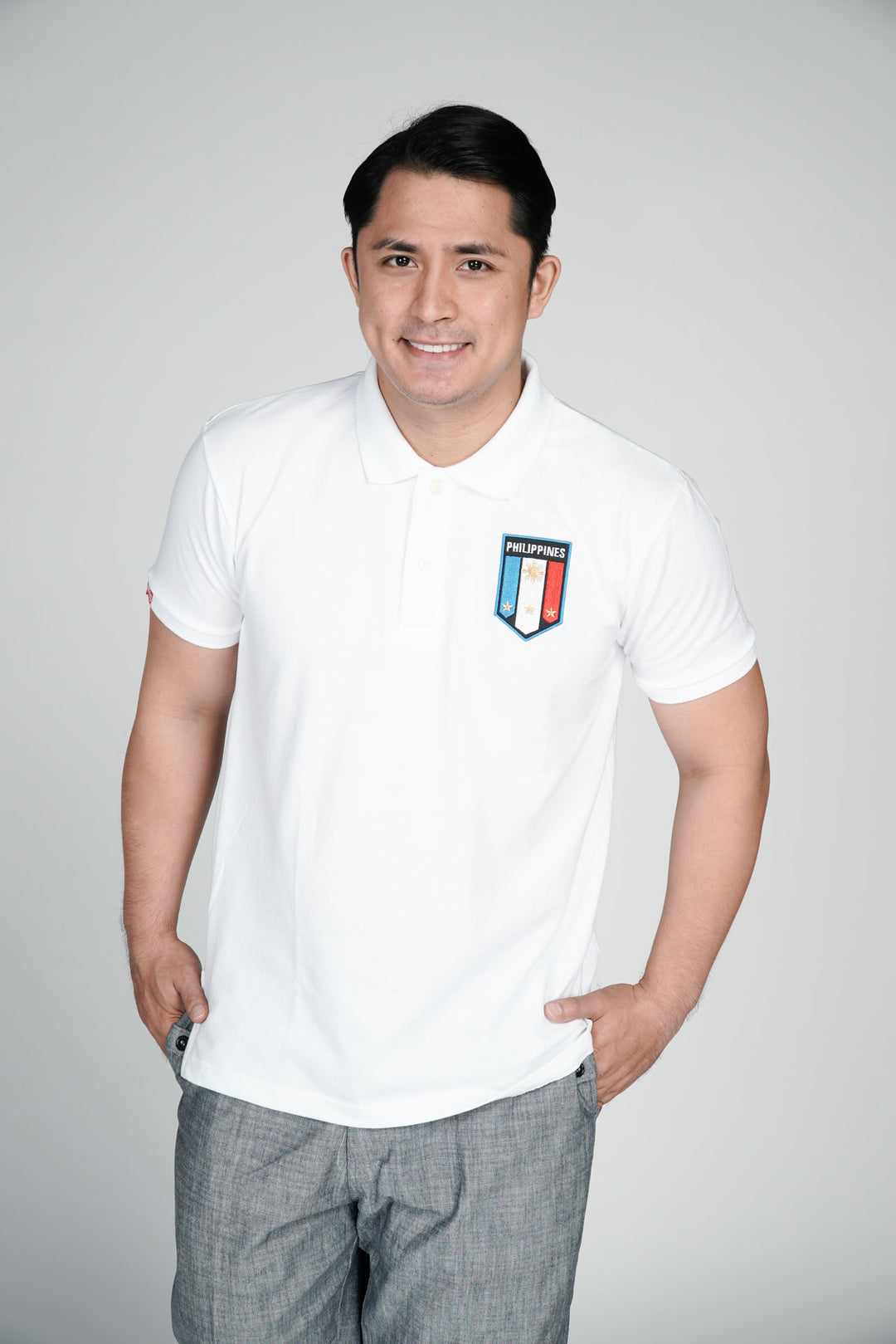 Crest Polo Philippines Patch Filipino Outfit Kultura Filipino Kultura Filipino Support Local