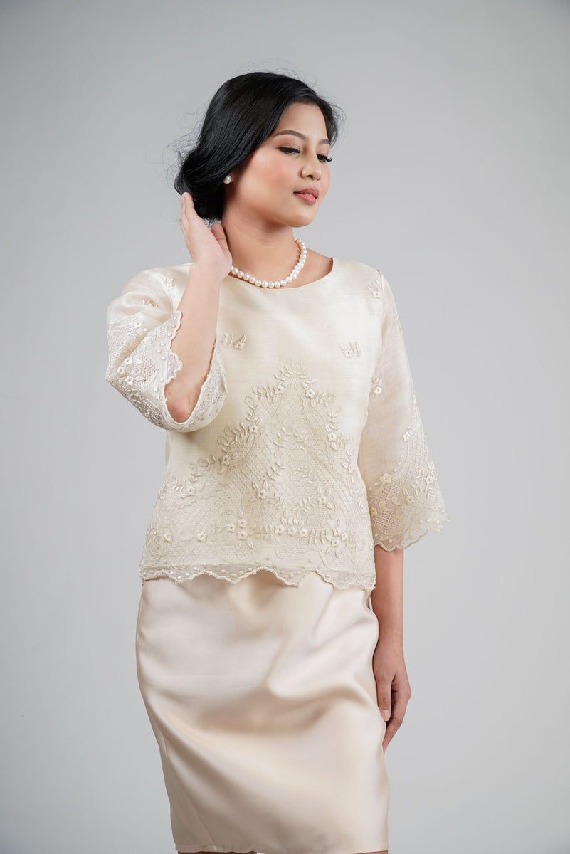 Shop Embroidered Maria Clara Tops for Women | Kultura Filipino ...