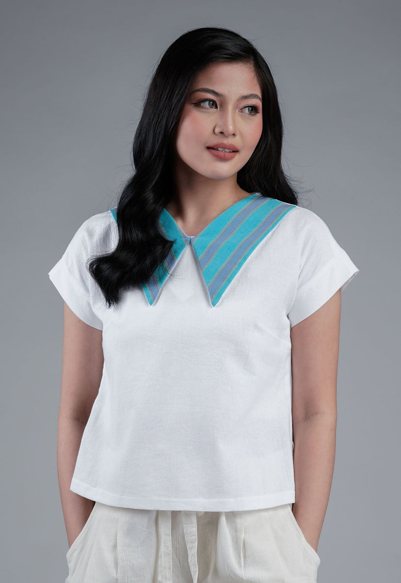 Buy Women's Handwoven Cotton Blouse | Kultura Filipino – Kultura ...