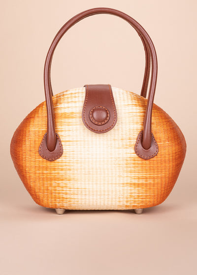 le sac, Bags, Vintage Le Sac Kultura Handbag Straw Woven Handbag Purse  Hardshell